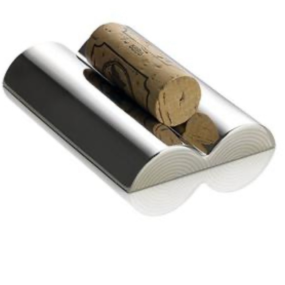 Alessi Dining Nwtalessi Cork Presenter 81 Stainless Steel Wine Cork